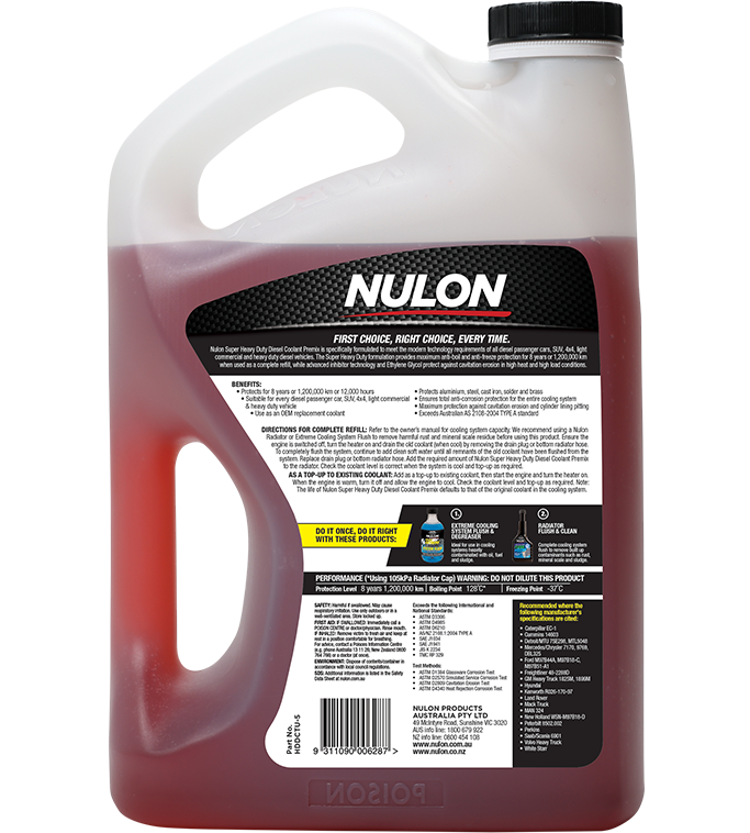 Super Heavy Duty Diesel Coolant Premix (HDDCTU)